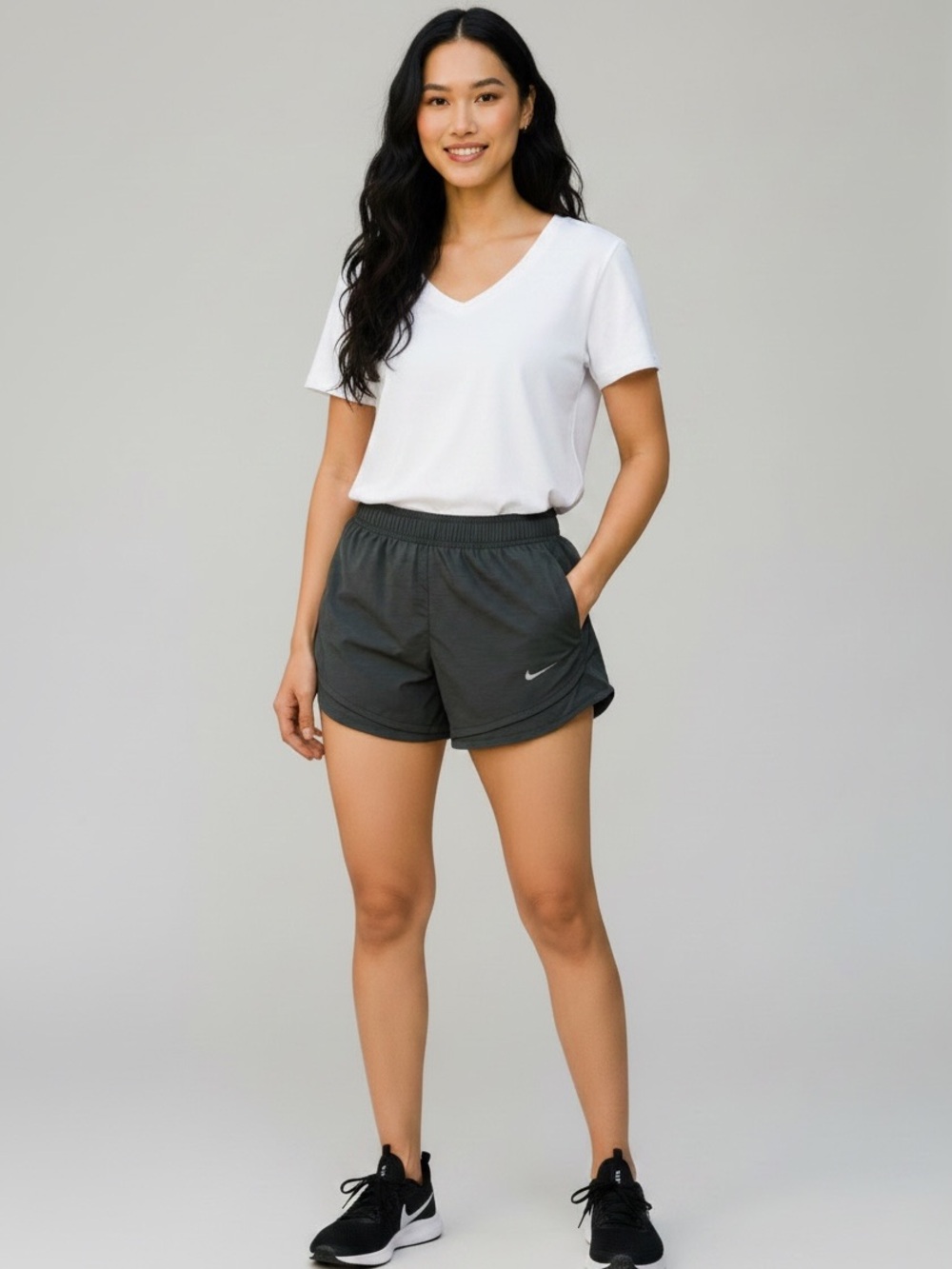 3/$25 Nike Dri FitTemp Women’s Brief-Lined Running Shorts Size S